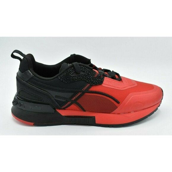 NWB Puma Mens Size 11.5 Mirage Tech Magma Red Black Sneakers Shoes 382730 01 main image 5